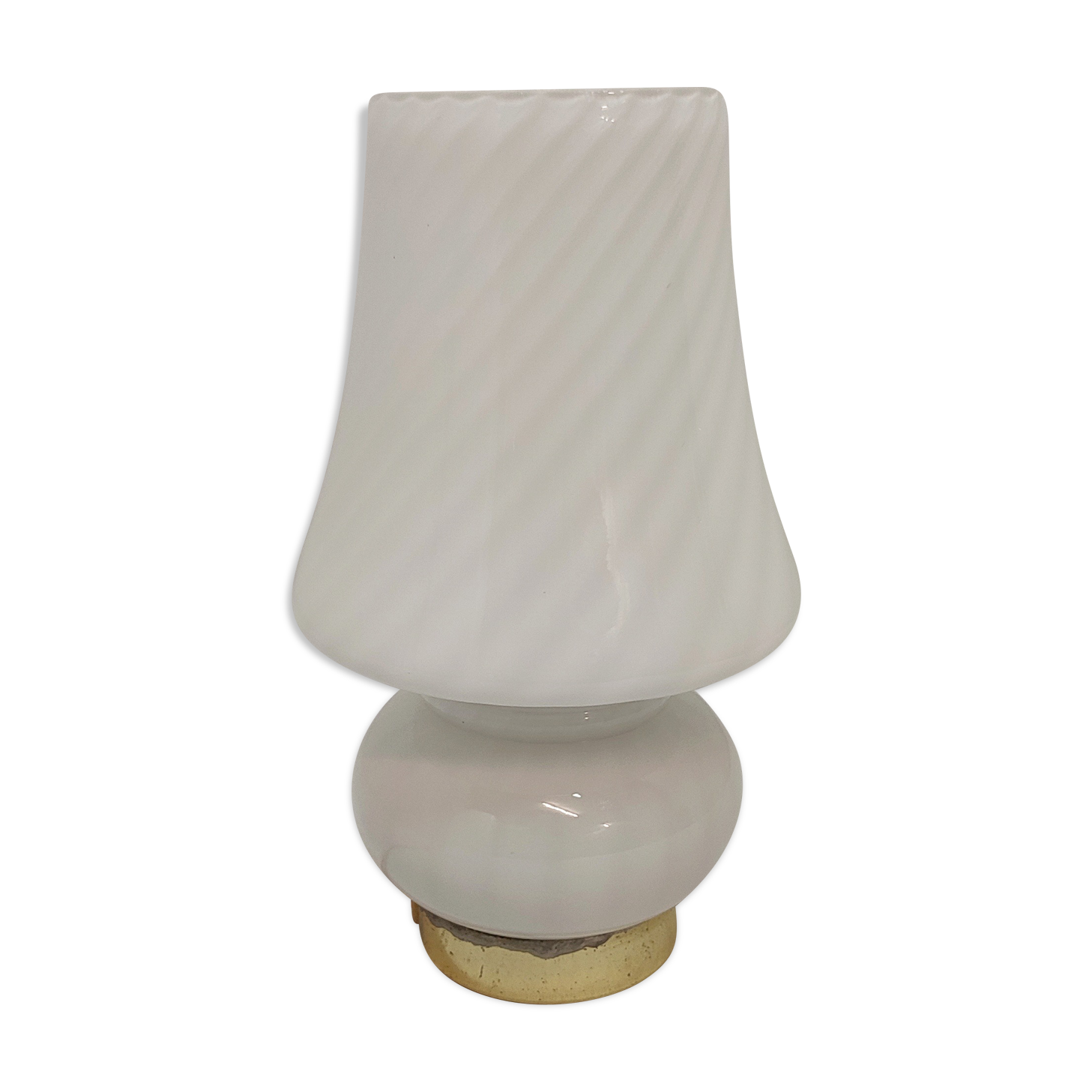 Table lamp "mushroom" of Murano glass. Italy, 1970s.