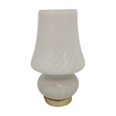 Lampe de table « champignon » en verre de Murano. Italie, années 1970.