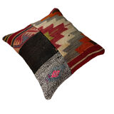 Vintage turkish kilim cushion cover 40 x 40 cm