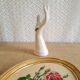 Main baguier vase soliflore vintage