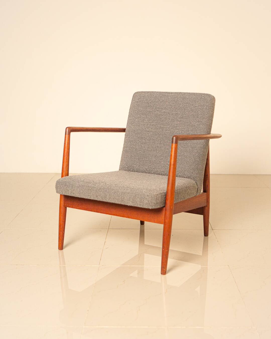 Pair of teak armchairs by CB Hansen for SL Møbler 60's