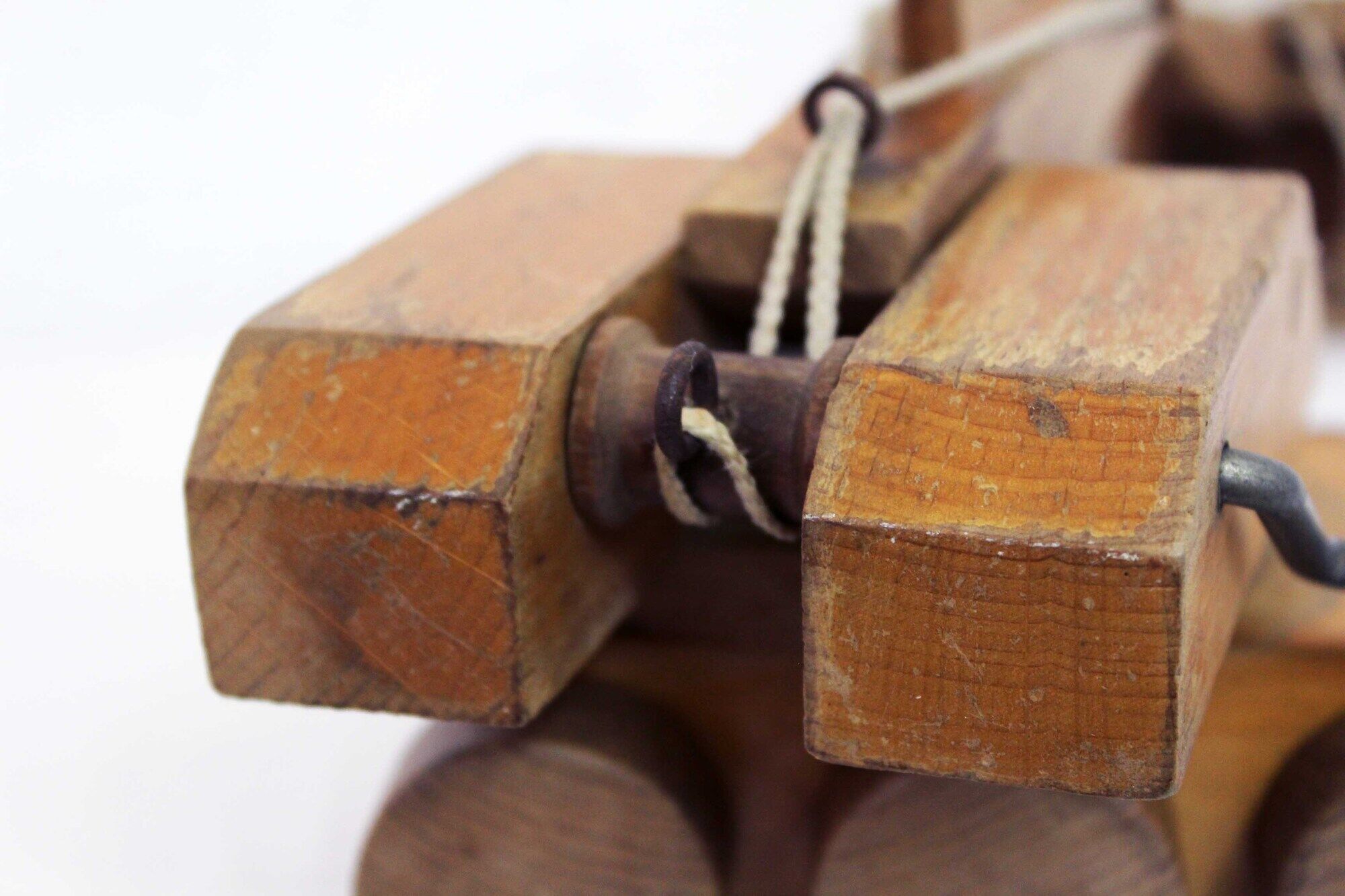 Jouet en bois label "Spielgut" tractopelle pelleteuse