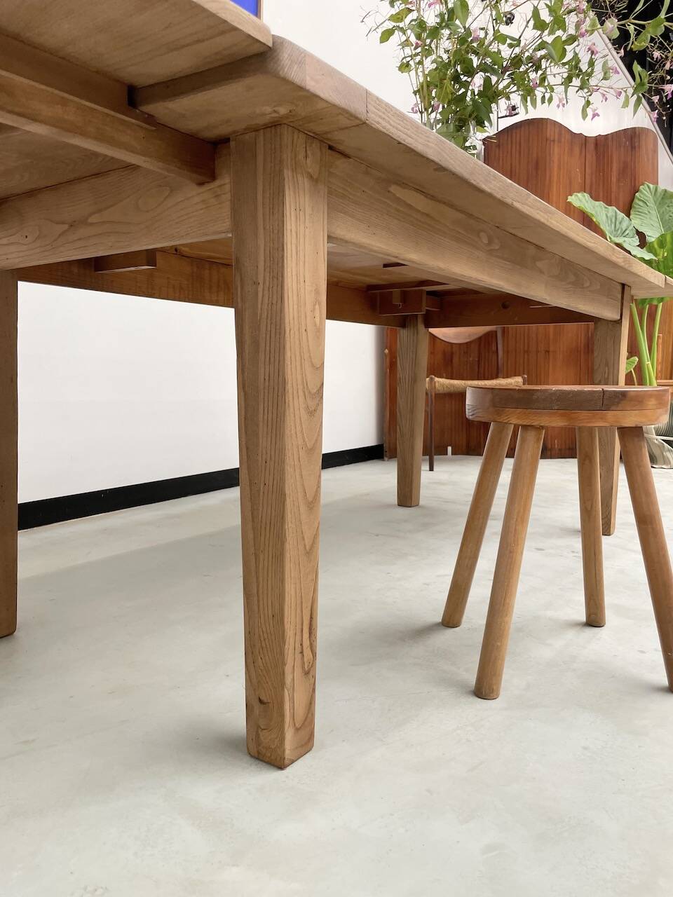 Oak farmhouse table 270 cm with extensions