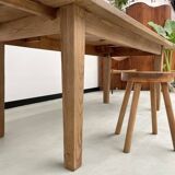 Oak farmhouse table 270 cm with extensions