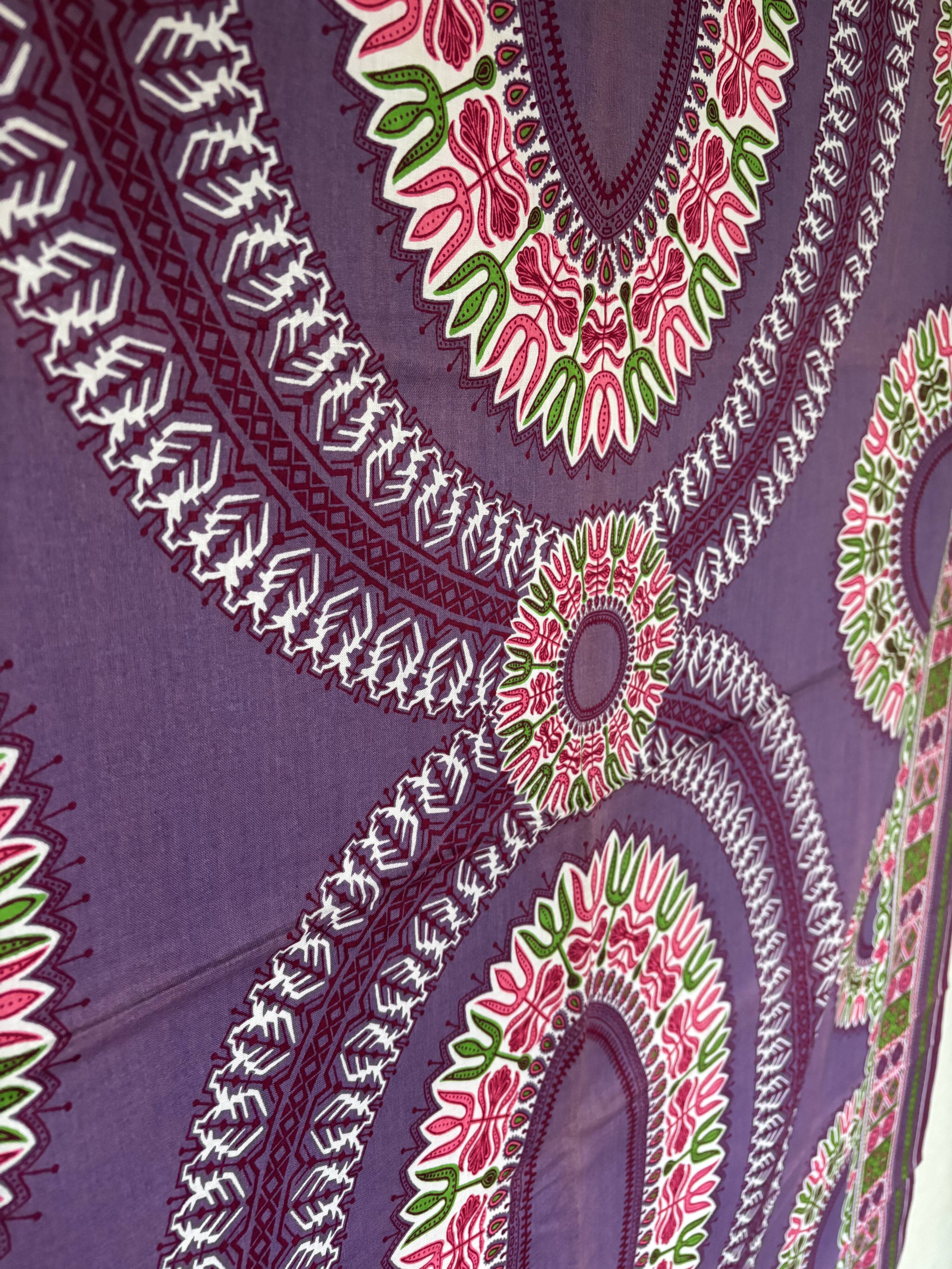 Vintage Malagasy tablecloth wall hanging