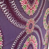 Vintage Malagasy tablecloth wall hanging