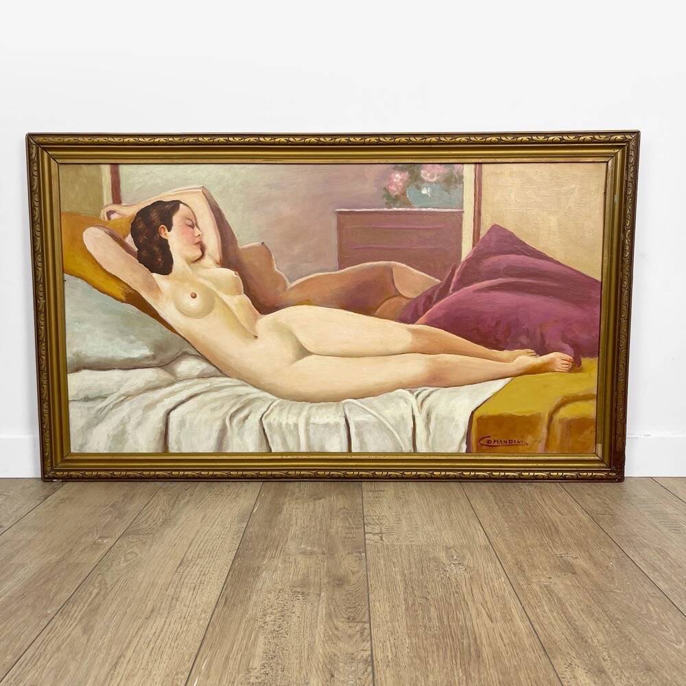 Oil on canvas Female nude 1952
