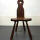 Pair of French brutalist chairs