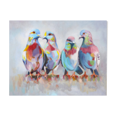 Painting of doves. Picture of doves. Doves in oil.