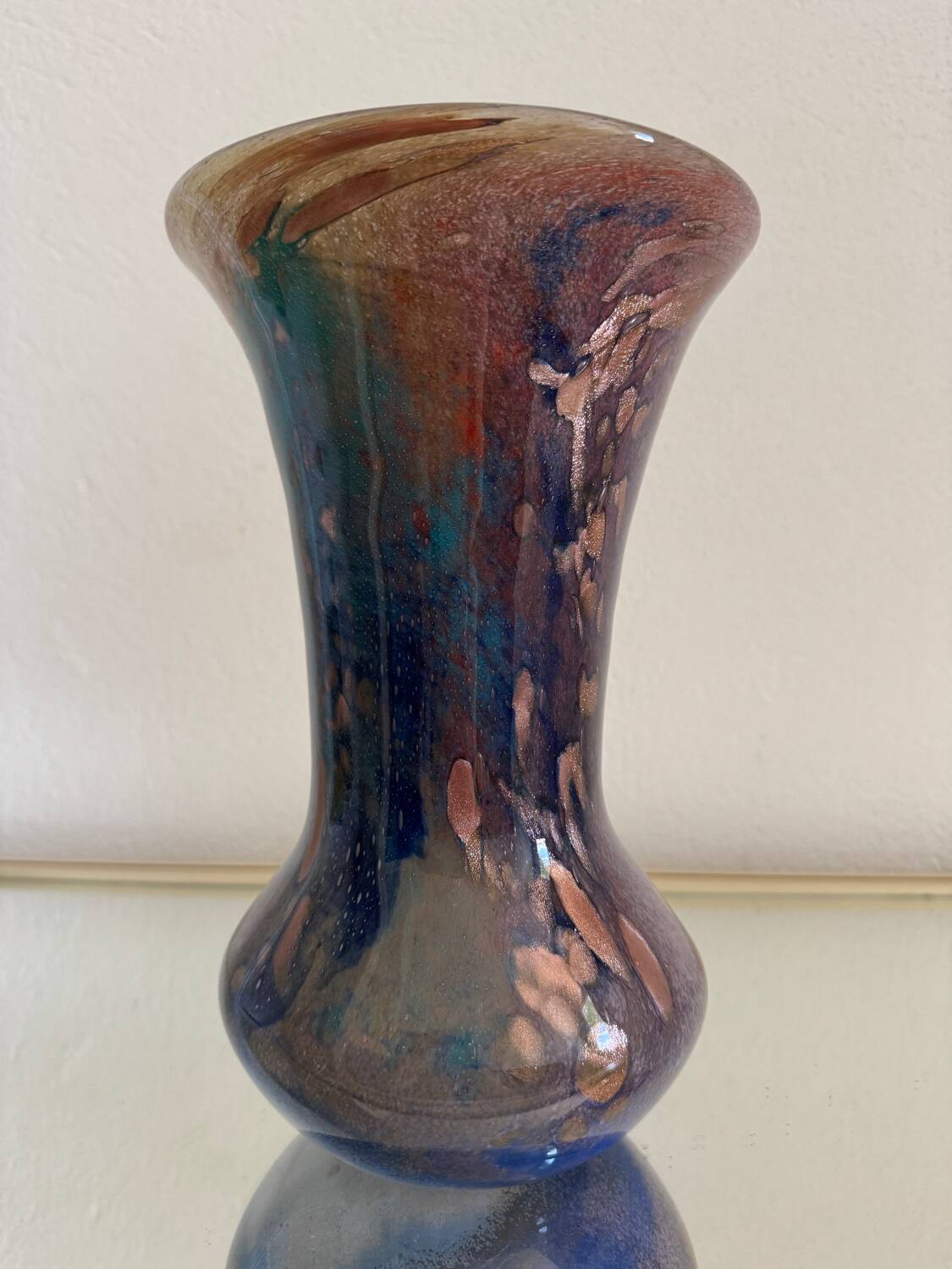 Murano glass vase from the 80s