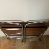 Folding rolling table