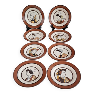 assiettes à dessert