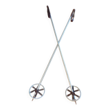 Pair of vintage ski poles L=129cm