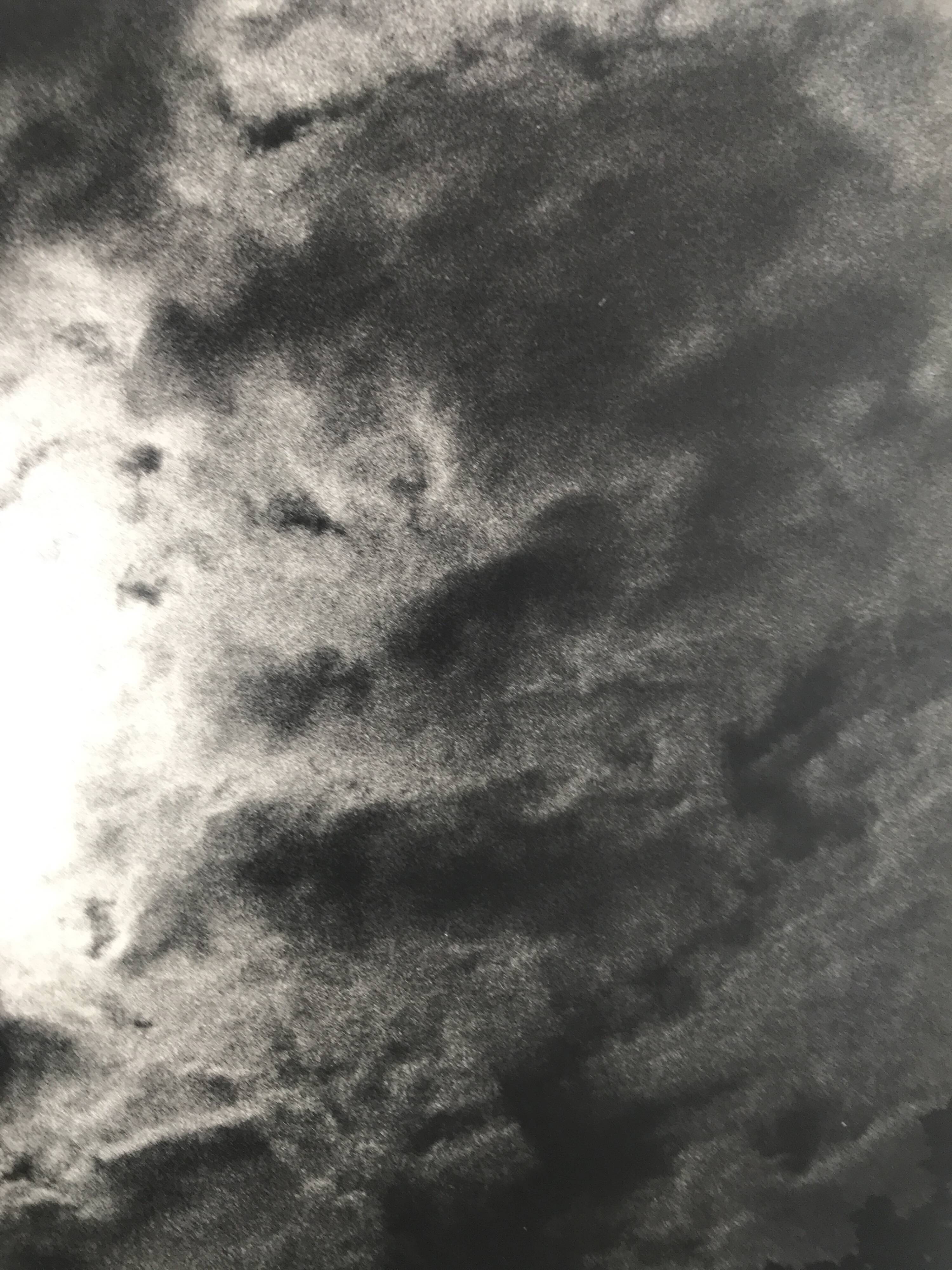 Rosine nusimovici, untitled (cloud ii), c 1980. black and white silver print