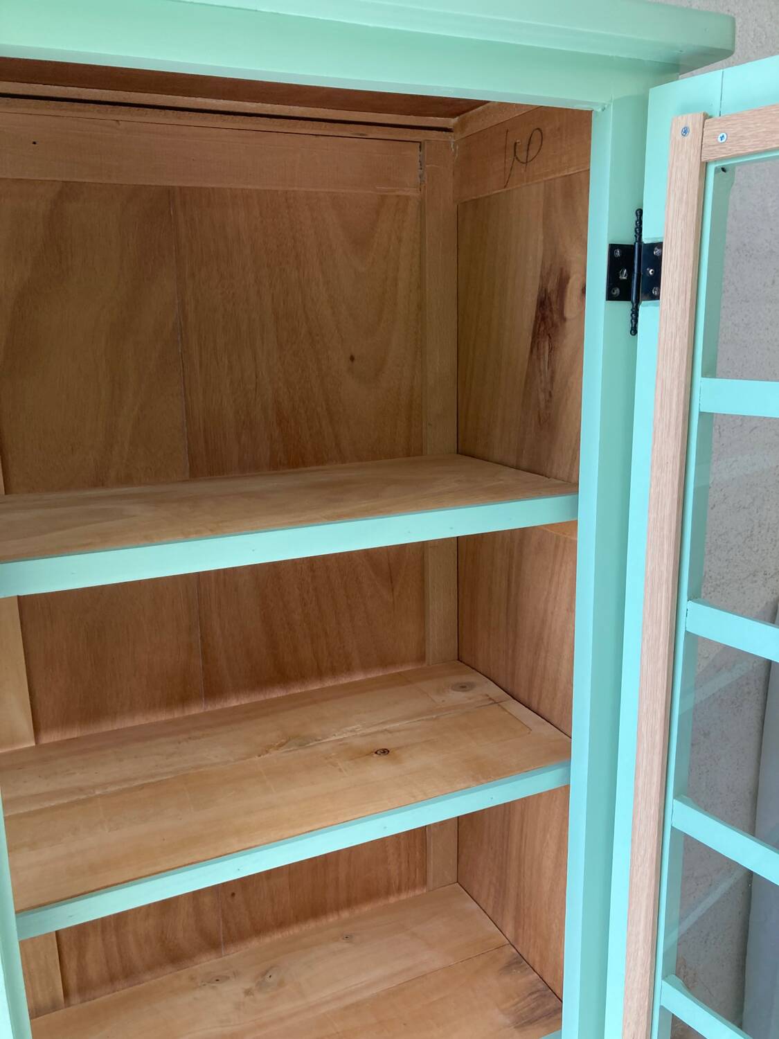 Parisian glass cabinet