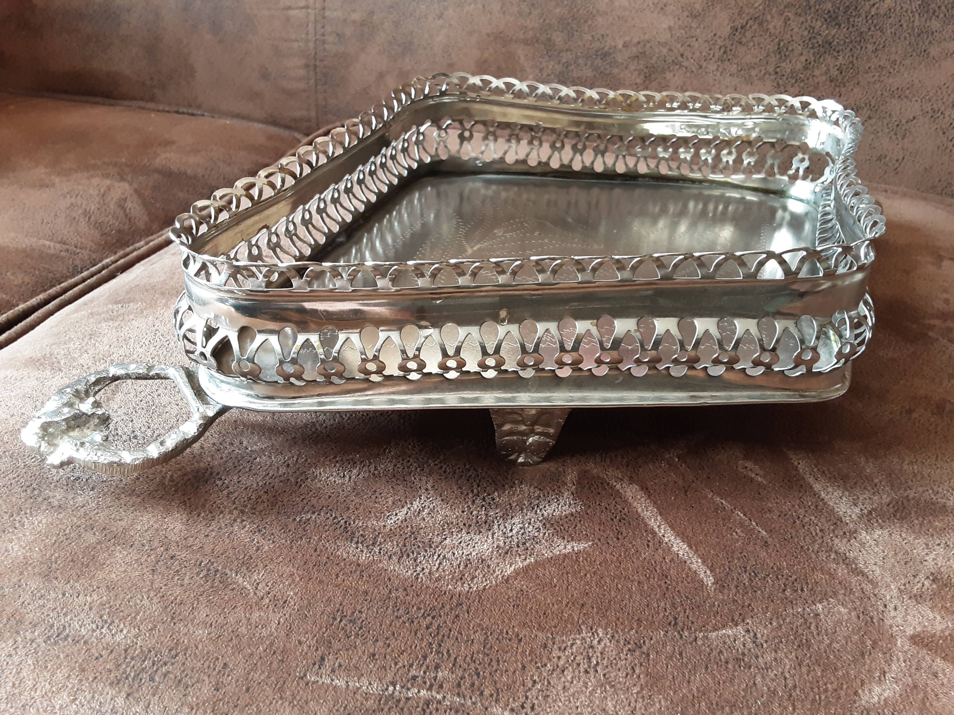Vintage metal tray
