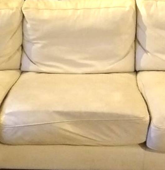 Roche Bobois 3-seater leather sofa