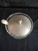 Silver plated glass sugar bowl