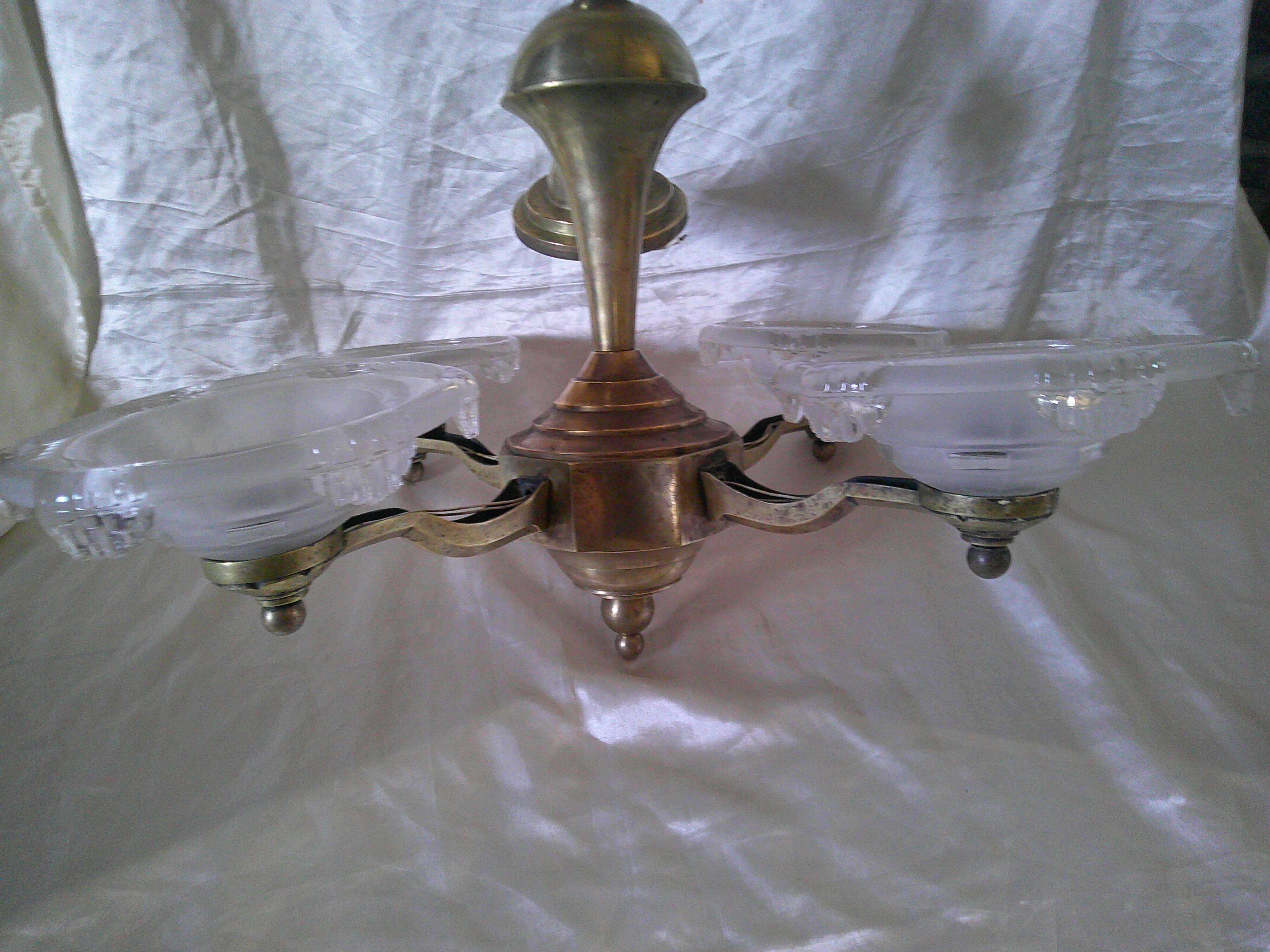 Art Deco chandelier from the 40s