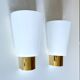 Pair of vintage Limburg wall lights, glass, 70s