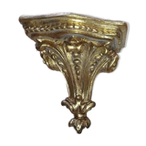 Page 1 of 7 Small wall console in rocaille style – patinated gold decor, Louis style