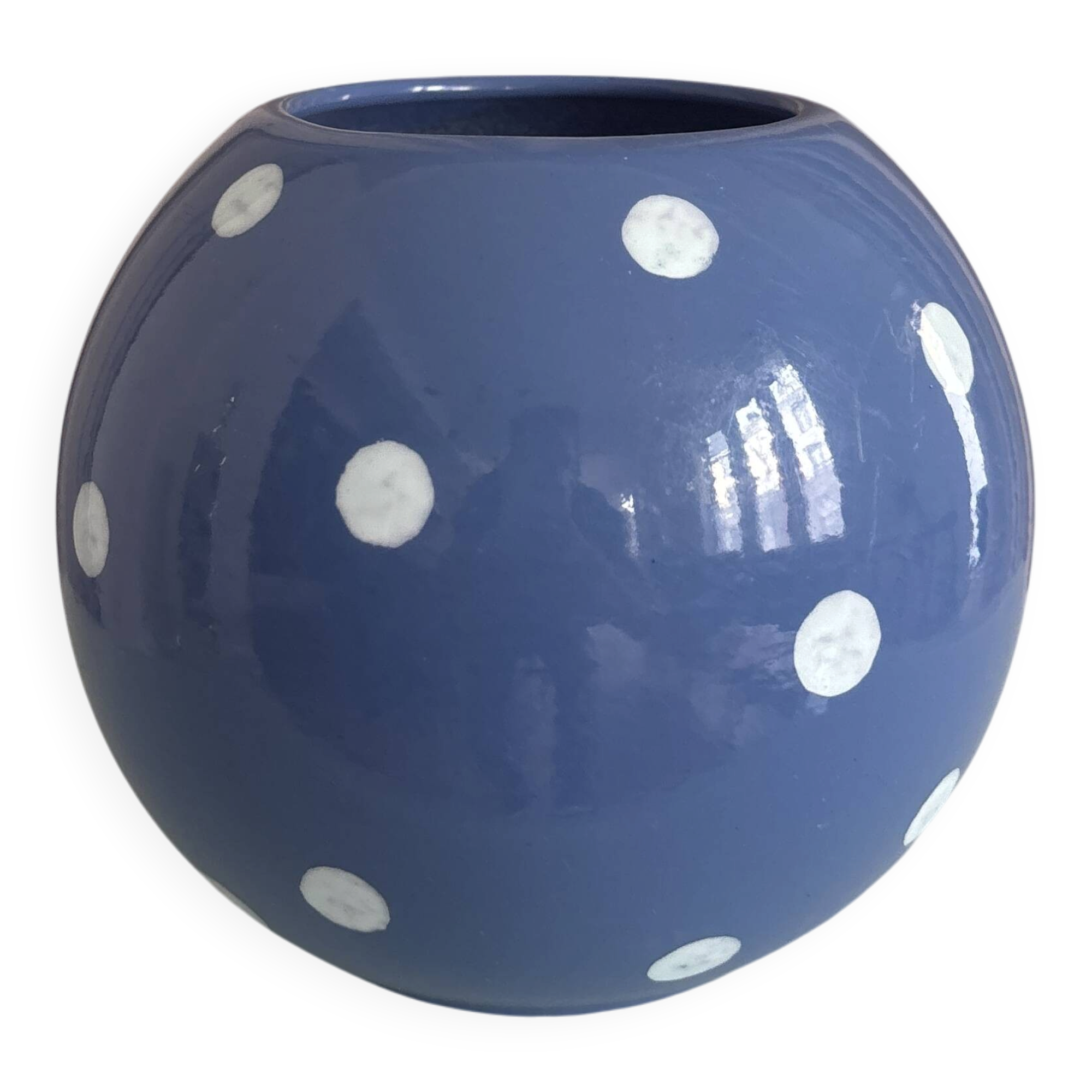 Vase vintage a pois - Scheurich Keramik