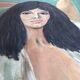 Oil on canvas woman