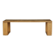 Vintage Scandinavian Solid Pine Bench. 1960s