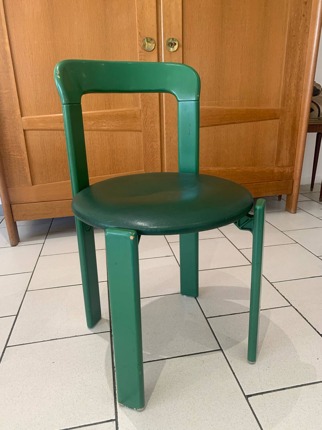 Bruno Rey Vintage Green Chair (4)