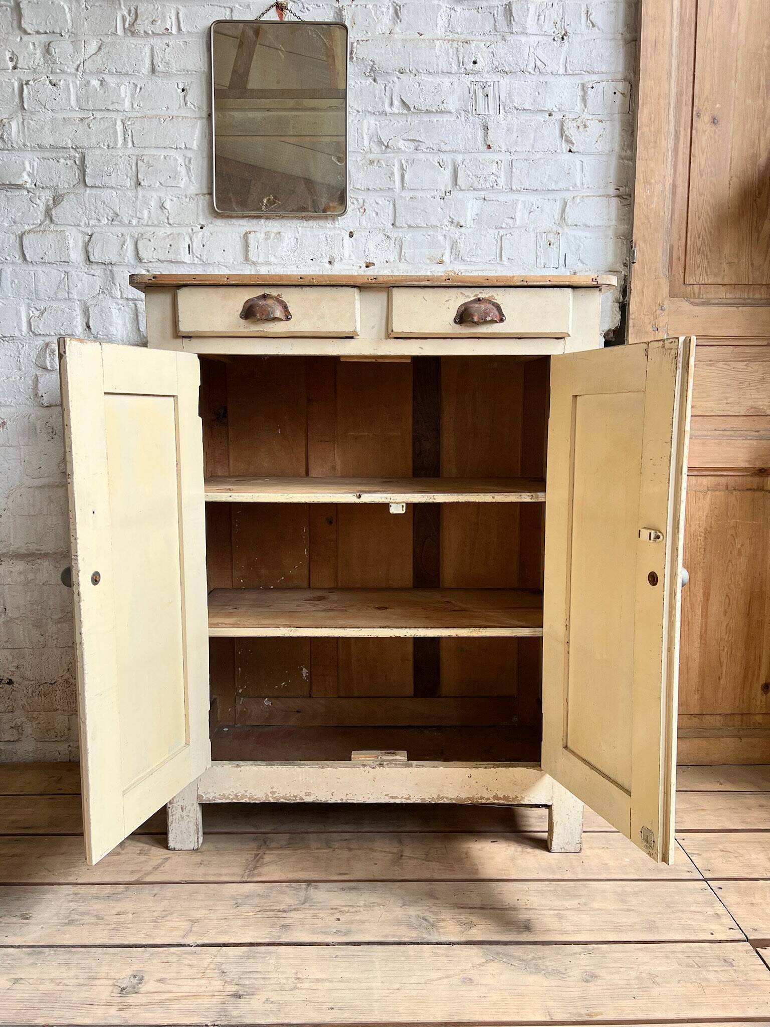 Old Parisian buffet with original patina.