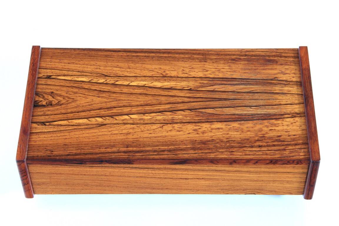 Vintage rosewood floating bedside tables. Set of two. 1960s