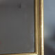 Mirror in old frame wood engraved gilded with gold leaf 40x28 cm