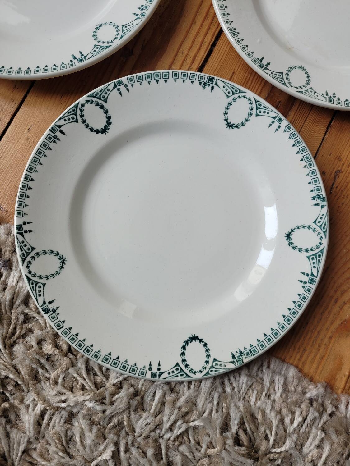 Set of 7 dessert plates n°418 Ceranord