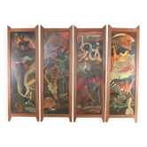 Set of 4 wall panels