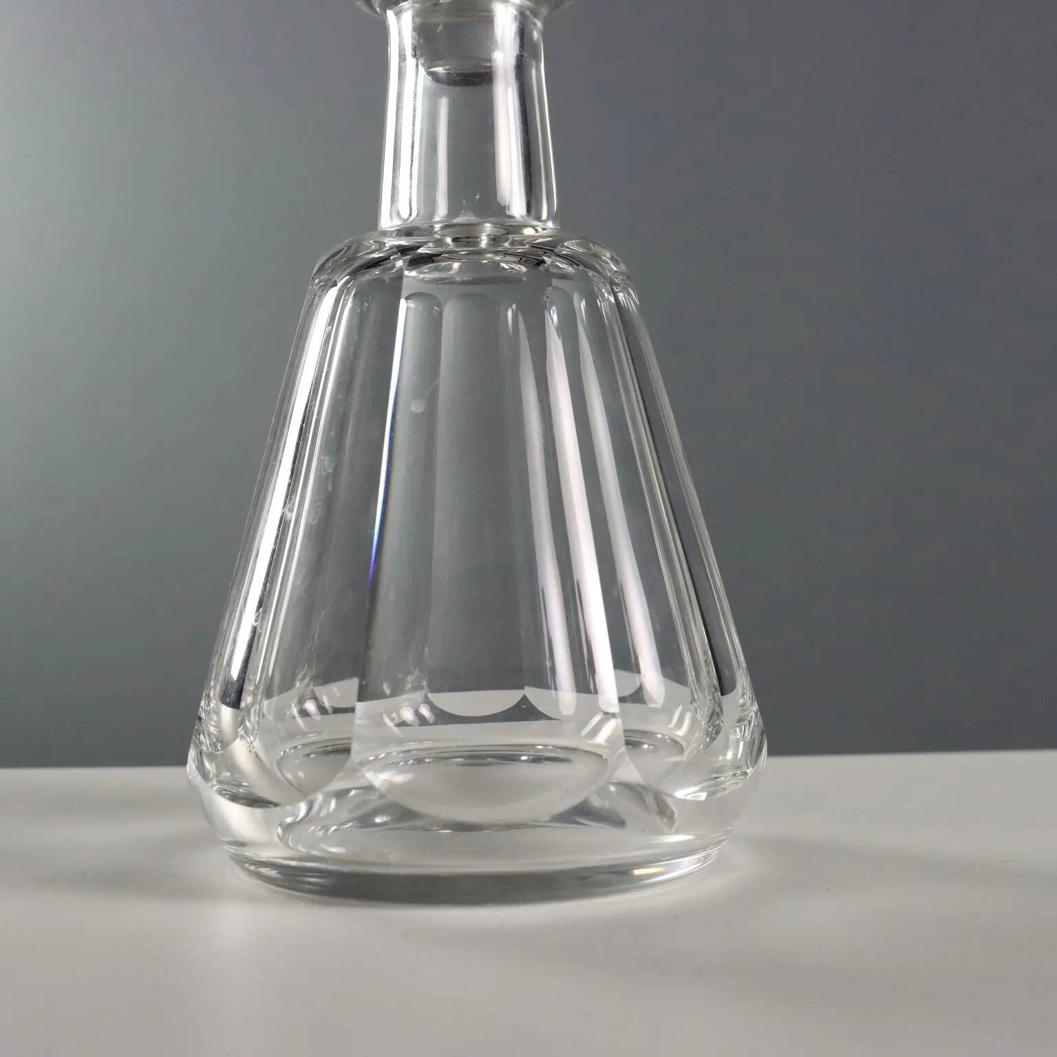 Vintage Baccarat crystal bottle France 20th Century