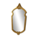 Antique Louis XV style mirror with a vintage carved gold frame.