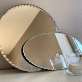 Round bevelled mirror 30cm