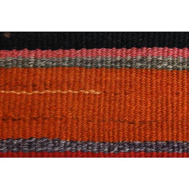 Vintage Turkish Oushak Handmade Wool Cotton Brown Runner Rug 79x337