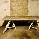 Large rustic country table