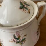 Ceramic flower pot and lid