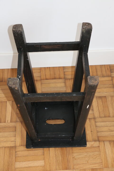 Black oak stool 460mm