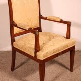 Mahogany Empire Style Armchair