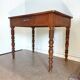 Desk with turned legs