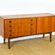 1960s minimalist Scandinavian teak sideboard