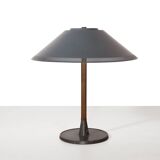 Dark green Lyfa Danish design table lamp