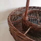 Rattan bottle and glass holder