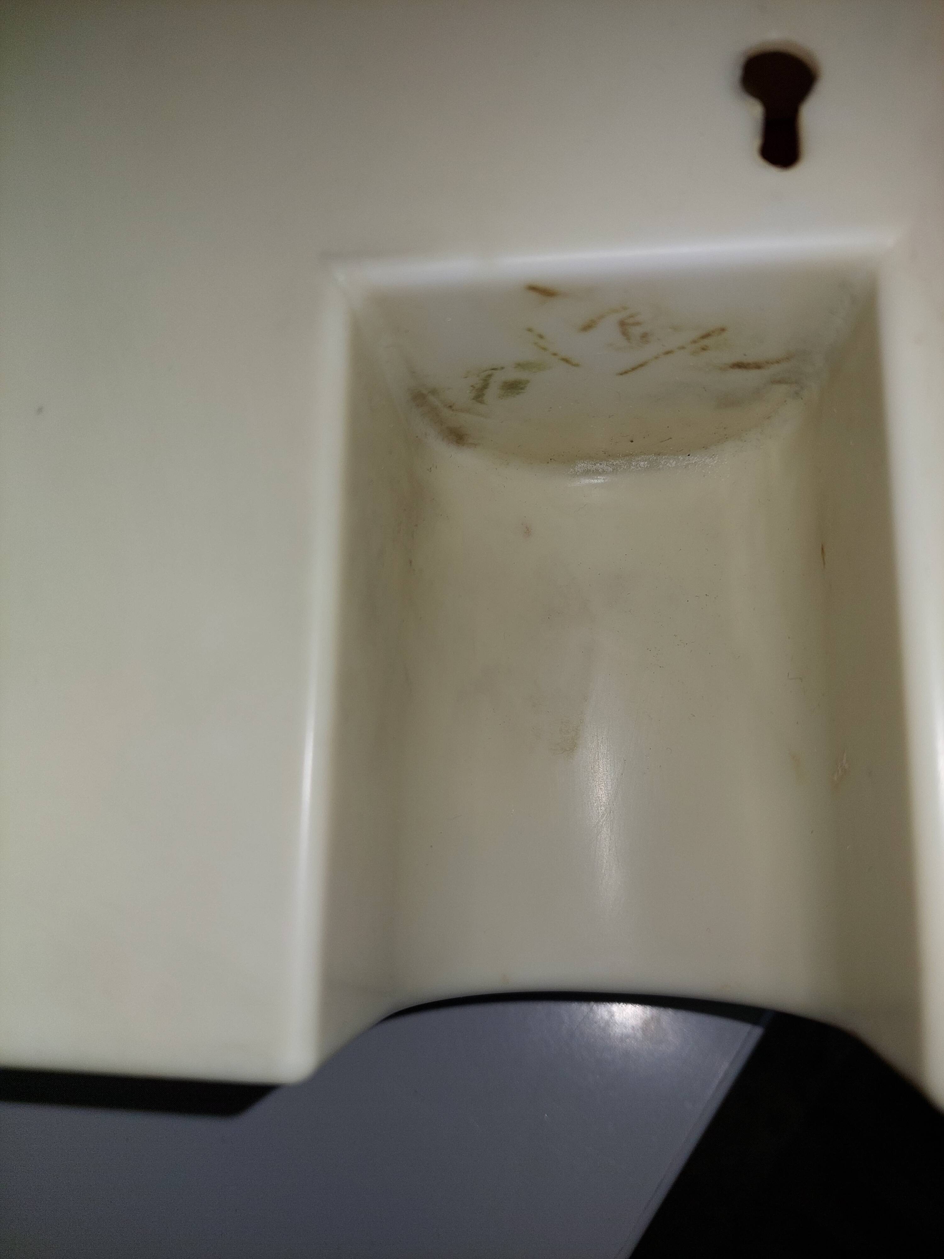 Used vintage plastic bathroom cabinet