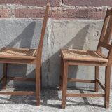 Set of 2 50s bistro chairs