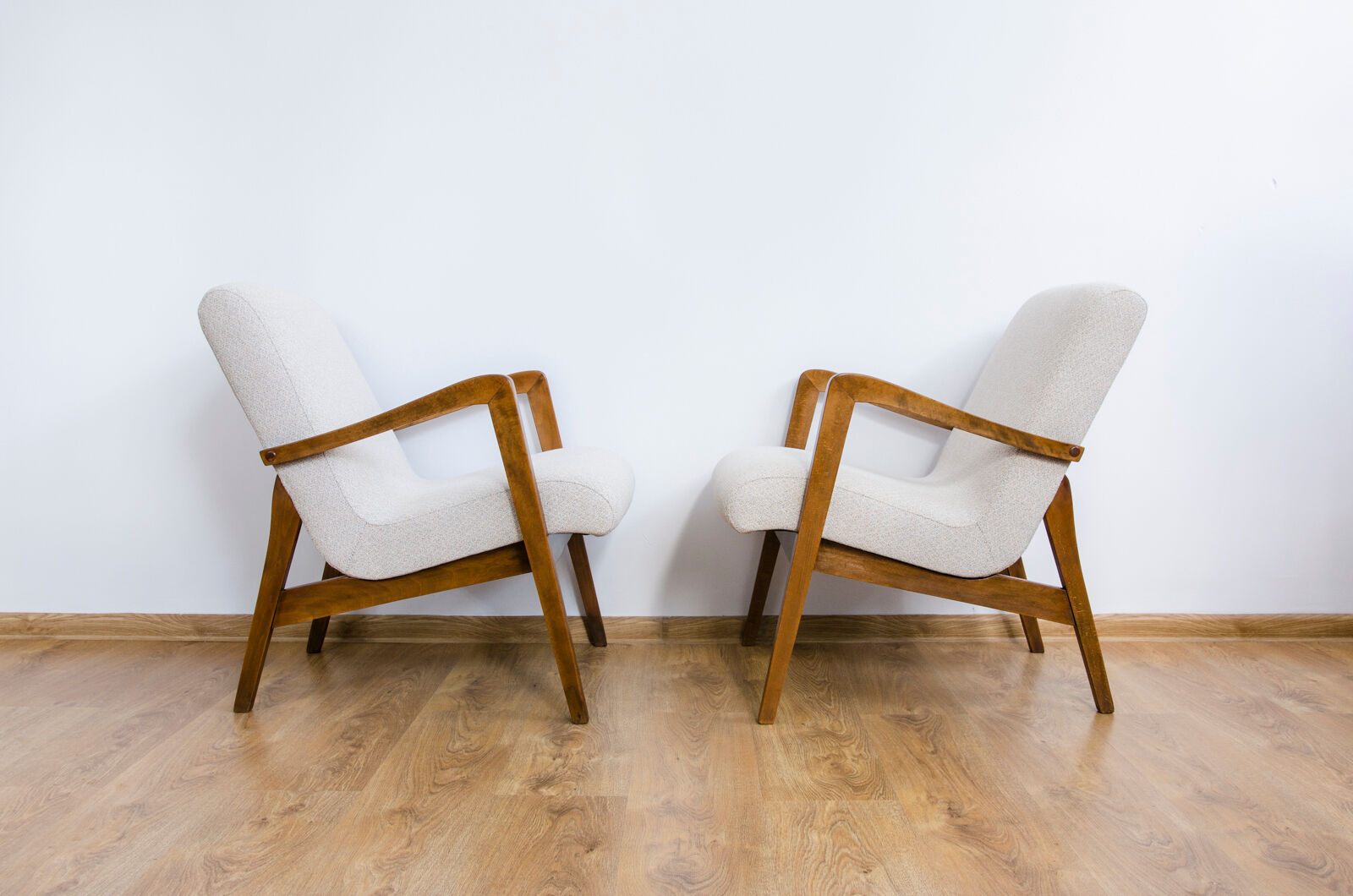 Pair of mid century armchairs