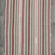 5x9 modern striped hemp rug, 148x269cm